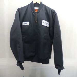 VTG Red Kap Denver Post 80s 90s Mechanic Quilted Jacket Dark Gray Size M Reg